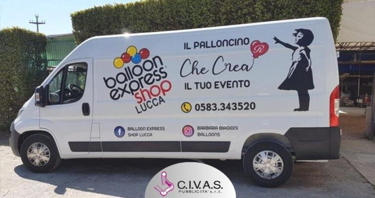 Decorazione Automezzi e furgoni aziendali a Lucca da CIVAS Pubblicità
